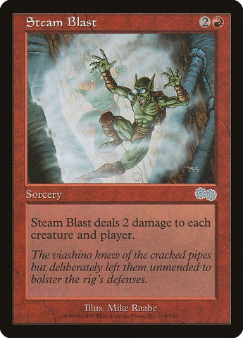 Image for Steam Blast (219) [Urza's Saga]