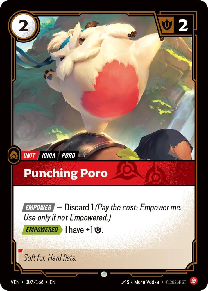 Image for Punching Poro (007/166) (Vendetta) (VEN) - Riftbound: League of Legends Trading Card Game