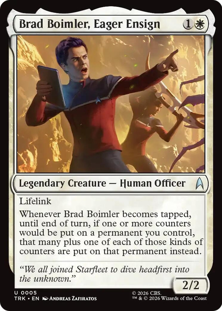 Image for Brad Boimler, Eager Ensign (5) (Star Trek) (TRK) - Magic: The Gathering