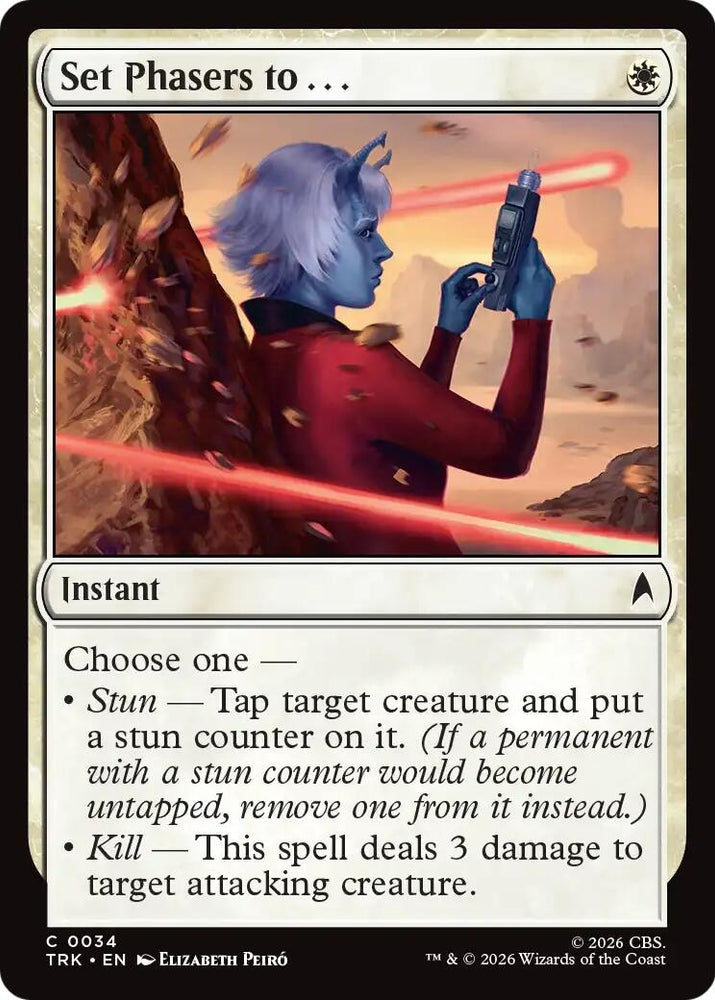 Image for Set Phasers to . . . (34) (Star Trek) (TRK) - Magic: The Gathering