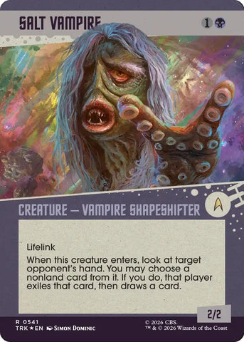 Image for Salt Vampire (Showcase) (Surge Foil) (541) (Star Trek) (TRK) - Magic: The Gathering