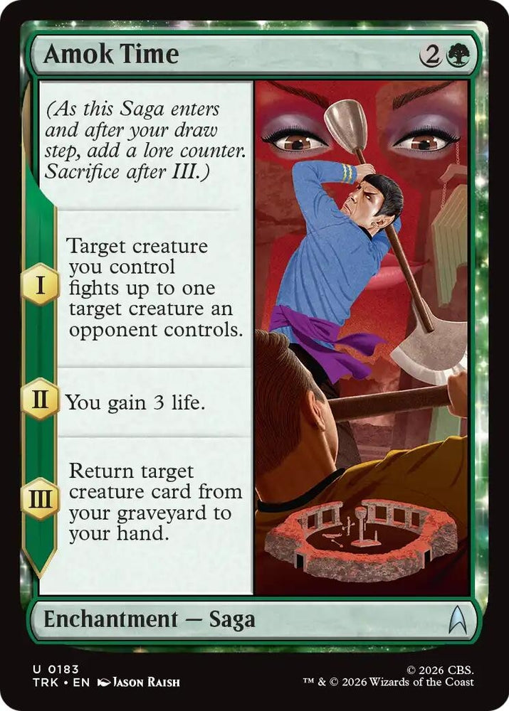 Image for Amok Time (183) (Star Trek) (TRK) - Magic: The Gathering