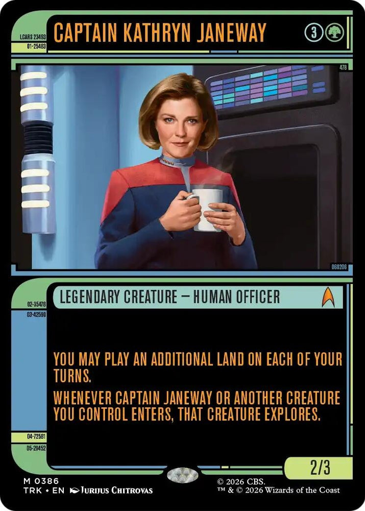 Image for Captain Kathryn Janeway (Showcase) (386) (Star Trek) (TRK) - Magic: The Gathering