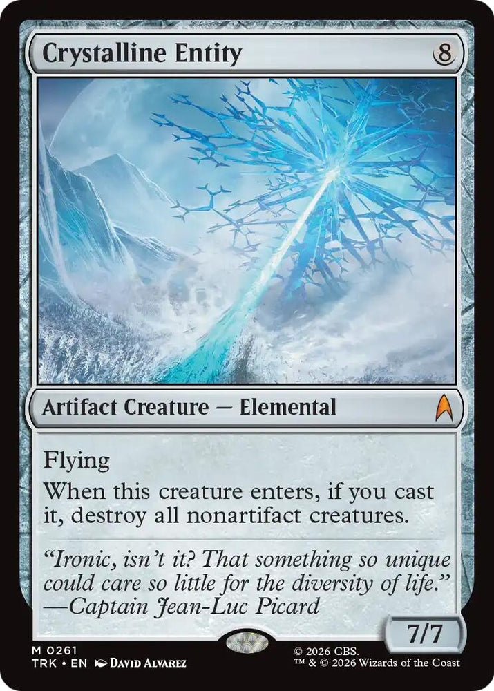 Image for Crystalline Entity (261) (Star Trek) (TRK) - Magic: The Gathering