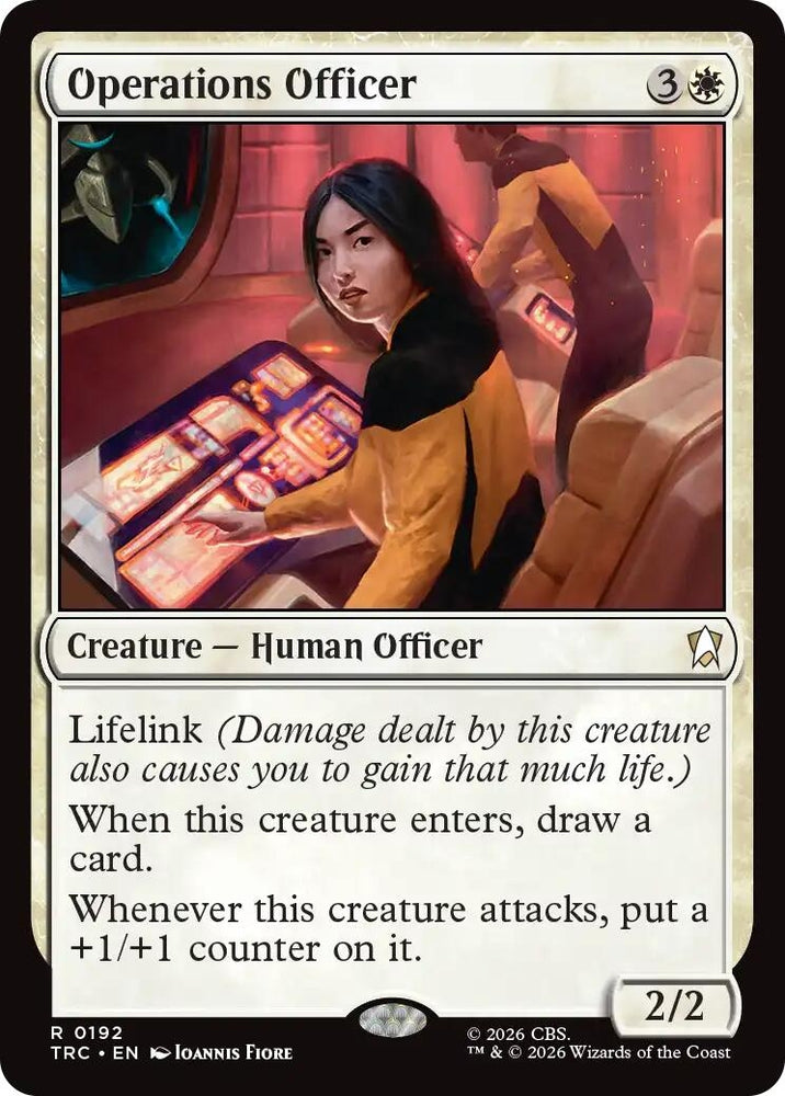 Image for Operations Officer (192) (Commander: Star Trek) (TRC) - Magic: The Gathering