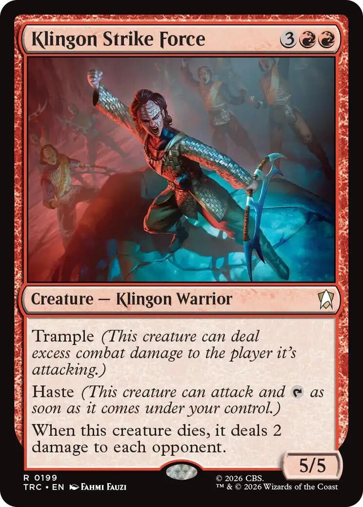 Image for Klingon Strike Force (199) (Commander: Star Trek) (TRC) - Magic: The Gathering