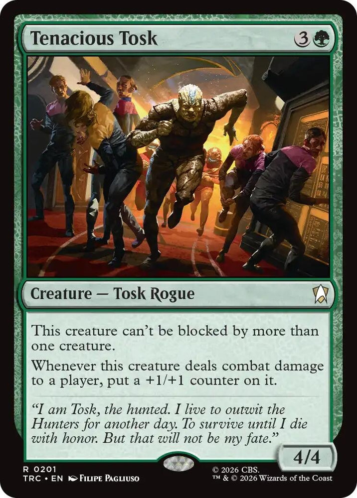 Image for Tenacious Tosk (201) (Commander: Star Trek) (TRC) - Magic: The Gathering