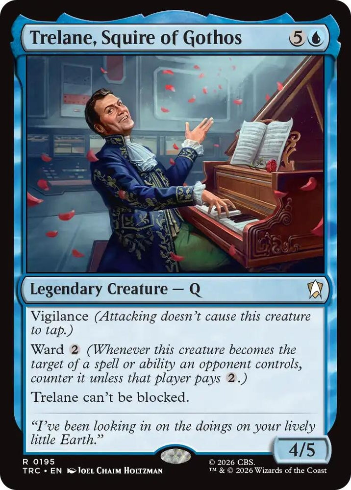 Image for Trelane, Squire of Gothos (195) (Commander: Star Trek) (TRC) - Magic: The Gathering