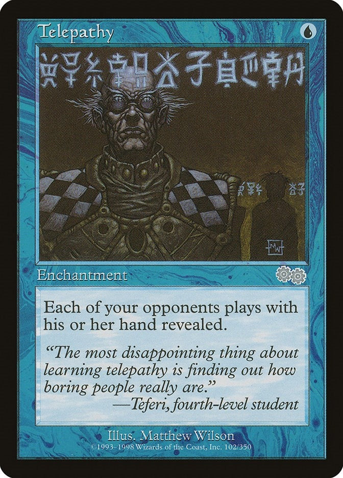 Image for Telepathy (102) - Magic: The Gathering