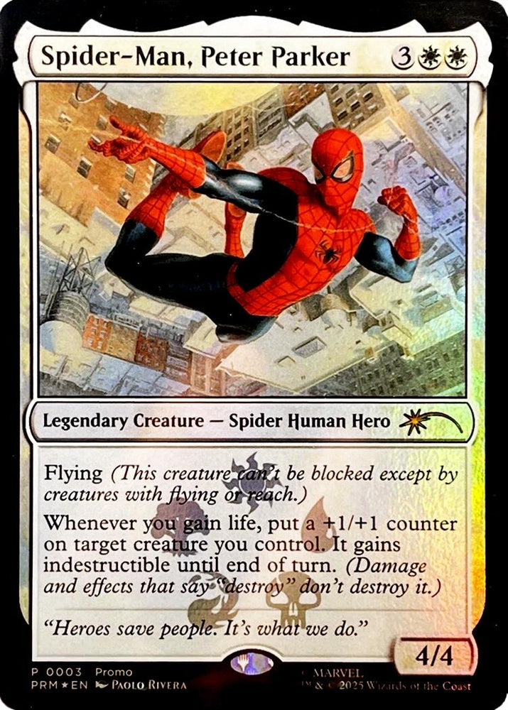 Image for Spider-Man, Peter Parker (3) (Unique and Miscellaneous Promos) (UMP) - Magic: The Gathering