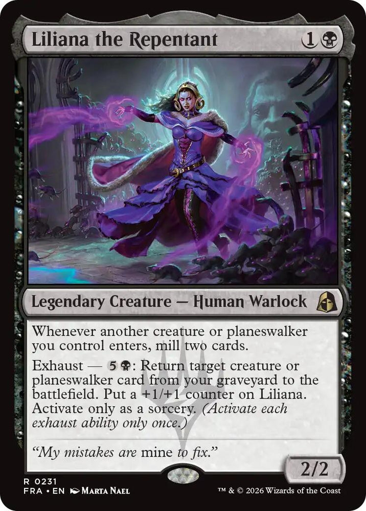 Image for Liliana the Repentant (231) (Reality Fracture) (FRA) - Magic: The Gathering