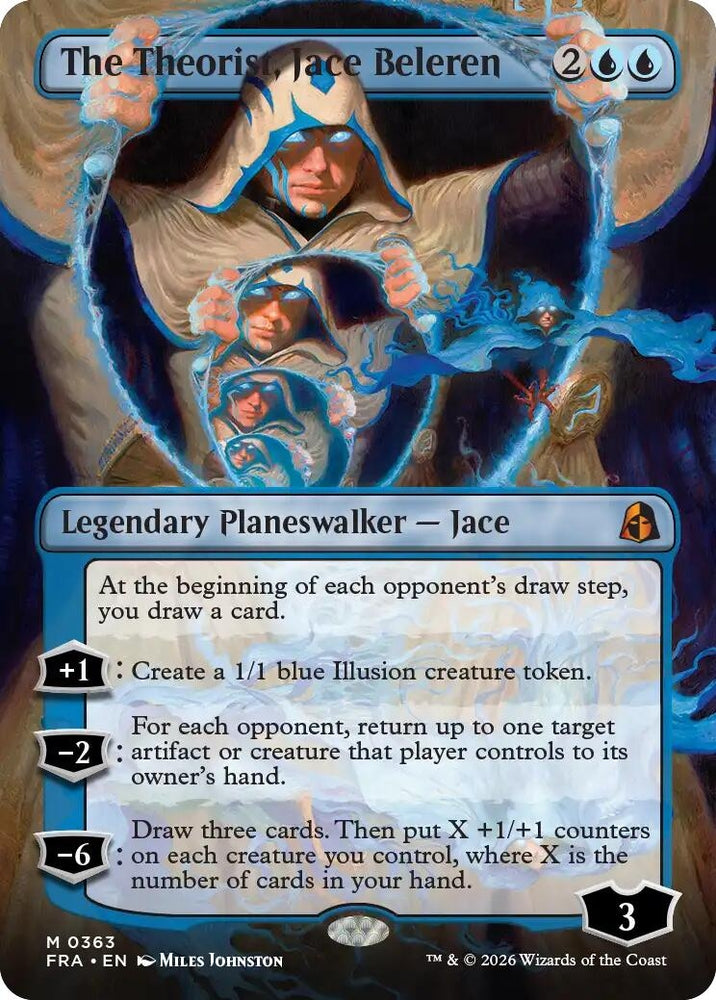 Image for The Theorist, Jace Beleren (Borderless) (0363) (363) (Reality Fracture) (FRA) - Magic: The Gathering