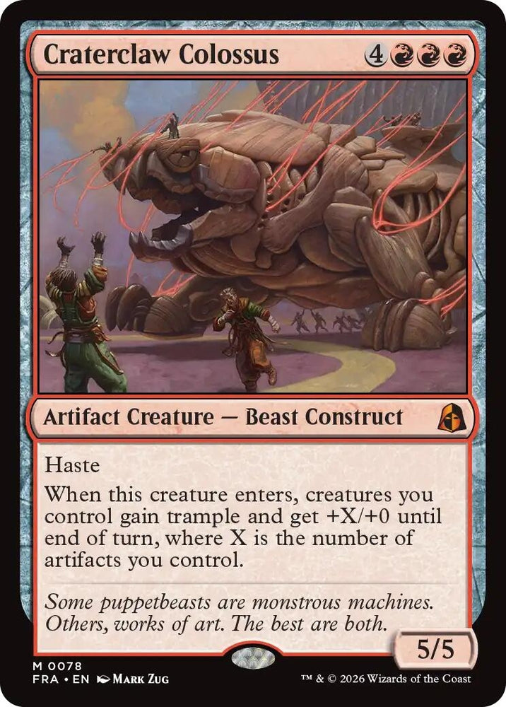 Image for Craterclaw Colossus (78) (Reality Fracture) (FRA) - Magic: The Gathering