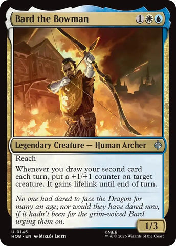 Image for Bard the Bowman (145) (The Hobbit) (HOB) - Magic: The Gathering