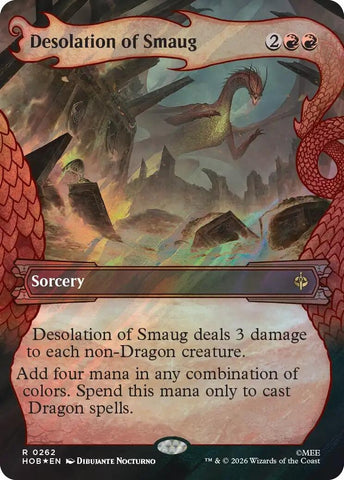 Image for Desolation of Smaug (Showcase) (Surge Foil) (262) (The Hobbit) (HOB) - Magic: The Gathering