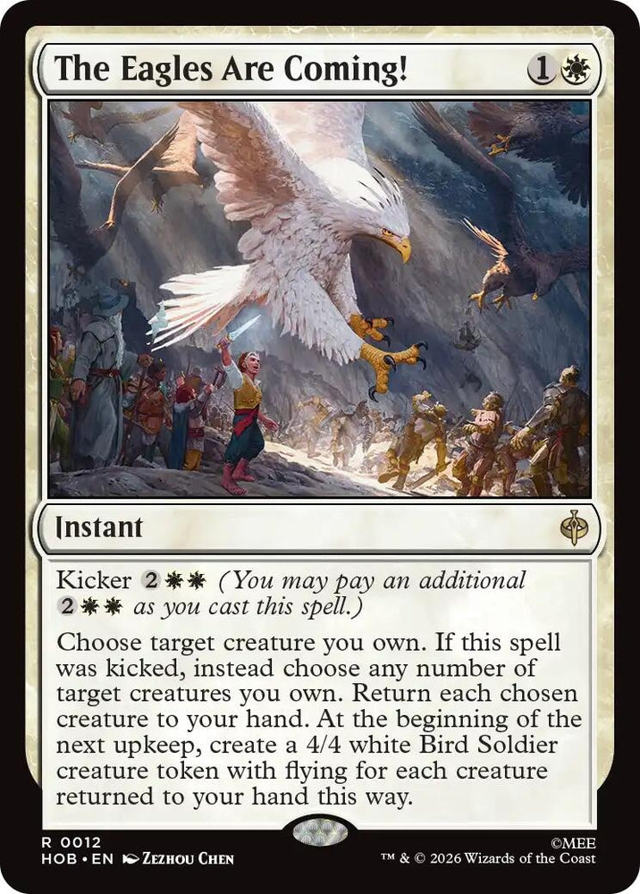 Image for The Eagles Are Coming! (12) (The Hobbit) (HOB) - Magic: The Gathering