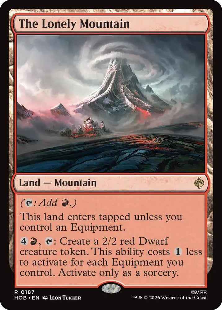 Image for The Lonely Mountain (187) (The Hobbit) (HOB) - Magic: The Gathering