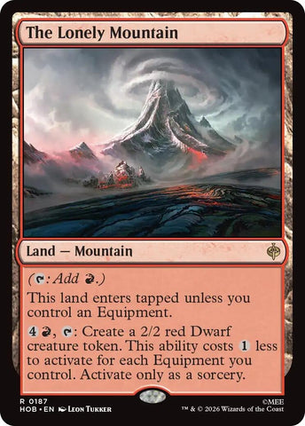 Image for The Lonely Mountain (187) (The Hobbit) (HOB) - Magic: The Gathering