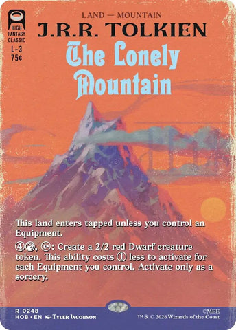 Image for The Lonely Mountain (Borderless) (248) (The Hobbit) (HOB) - Magic: The Gathering