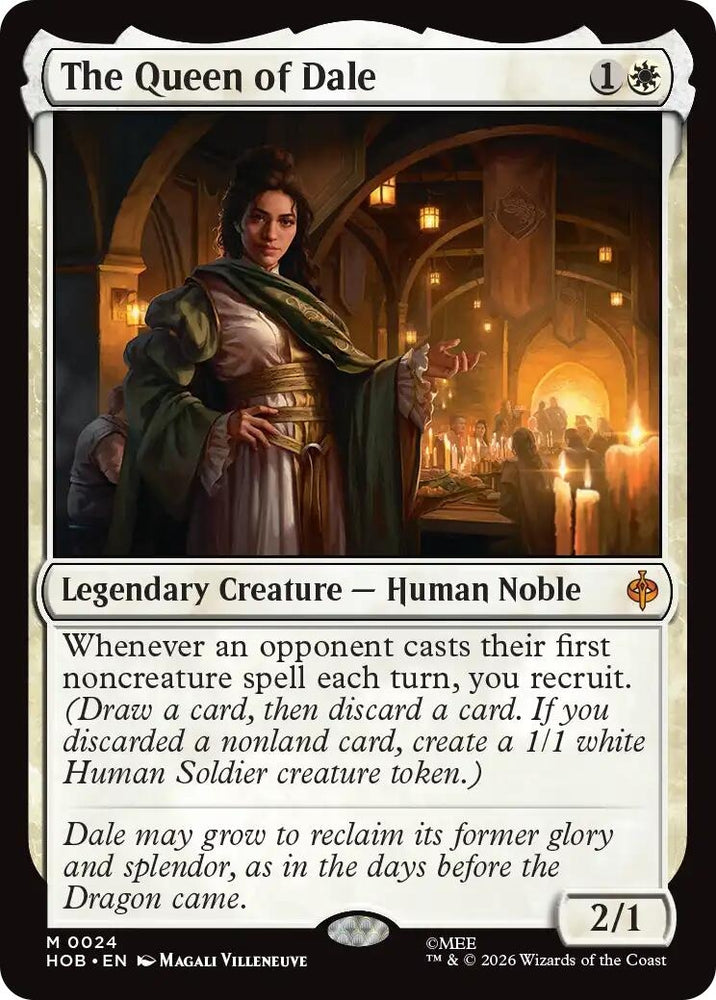 Image for The Queen of Dale (24) (The Hobbit) (HOB) - Magic: The Gathering