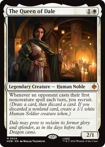 Image for The Queen of Dale (24) (The Hobbit) (HOB) - Magic: The Gathering