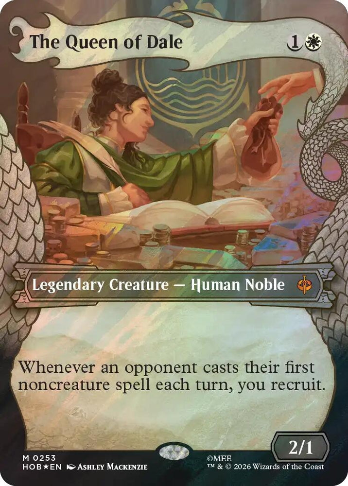 Image for The Queen of Dale (Showcase) (Surge Foil) (253) (The Hobbit) (HOB) - Magic: The Gathering