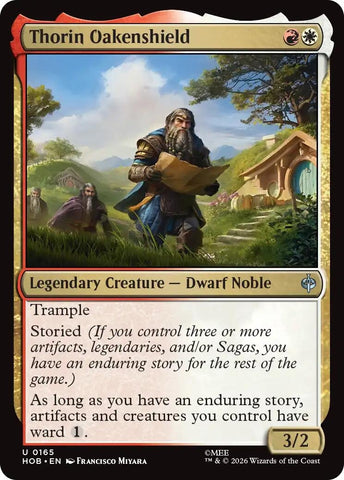 Image for Thorin Oakenshield (165) (The Hobbit) (HOB) - Magic: The Gathering
