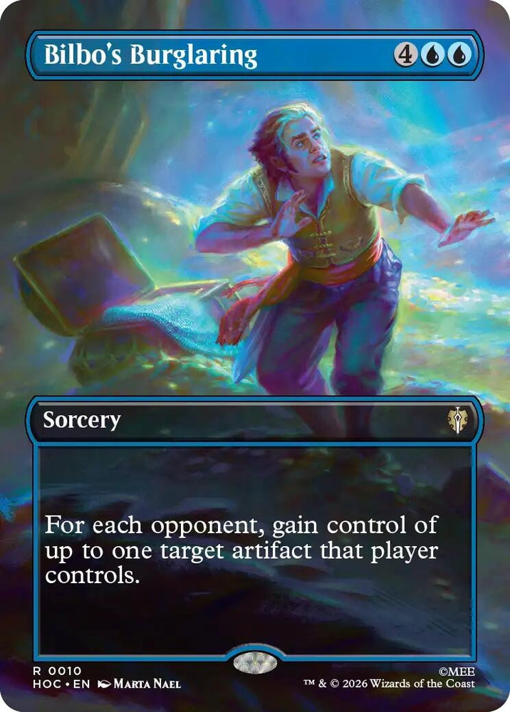 Image for Bilbo's Burglaring (Borderless) (10) (The Hobbit: Eternal-Legal) (HOC) - Magic: The Gathering