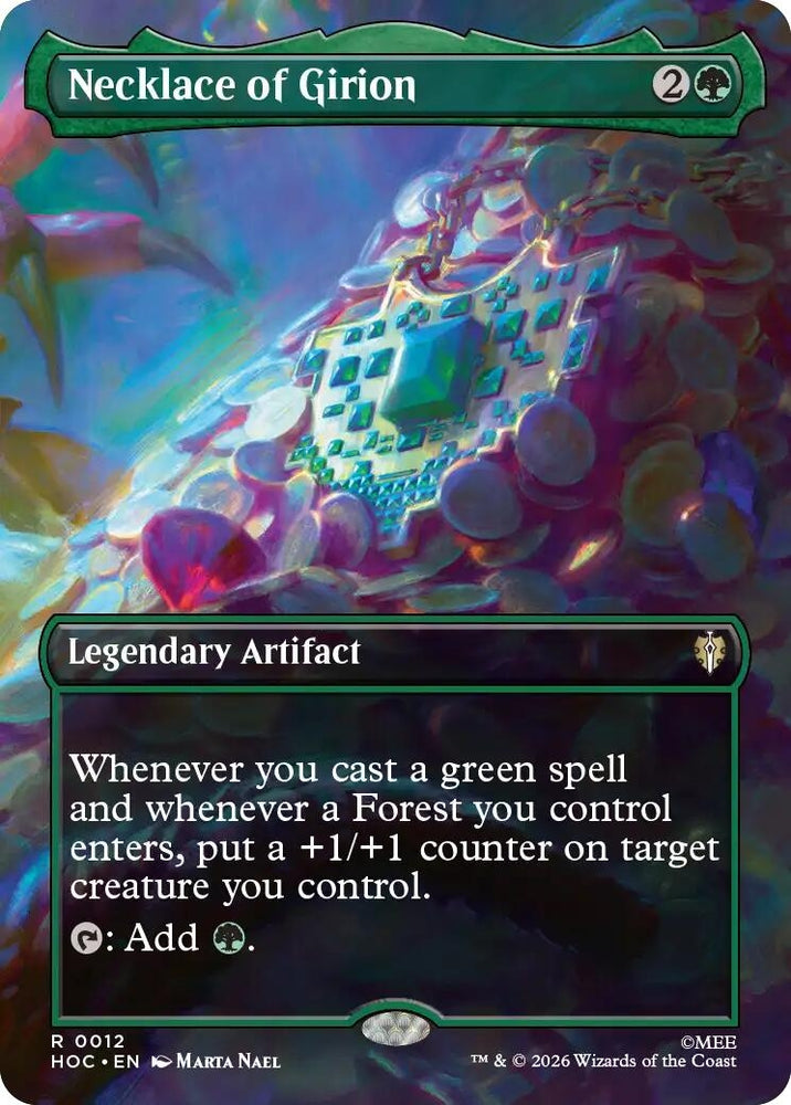 Image for Necklace of Girion (Borderless) (12) (The Hobbit: Eternal-Legal) (HOC) - Magic: The Gathering