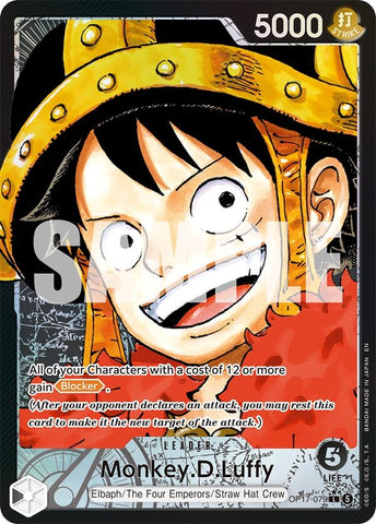 Image for Monkey.D.Luffy (079) (Alternate Art) (OP17-079) (The World's Strongest Warriors) (OP17) - One Piece Card Game