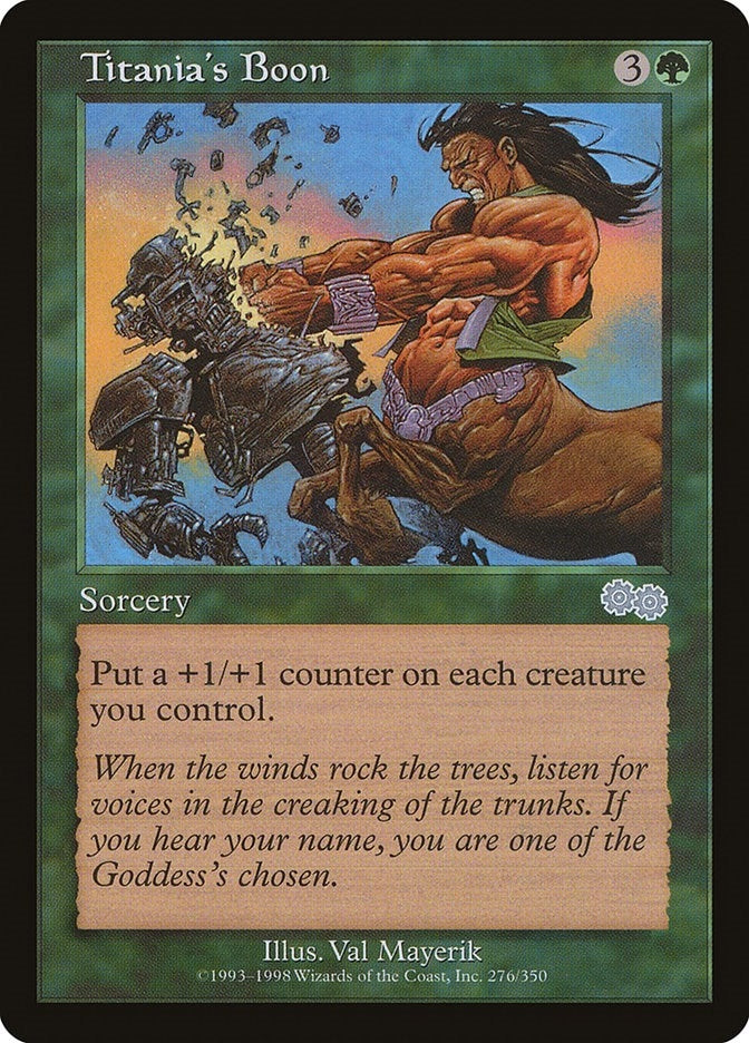 Image for Titania's Boon (276) [Urza's Saga]