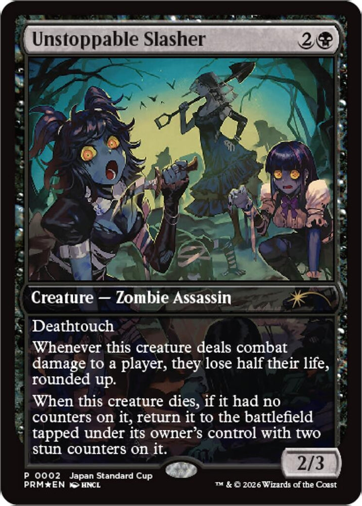 Image for Unstoppable Slasher (2) (Unique and Miscellaneous Promos) (UMP) - Magic: The Gathering