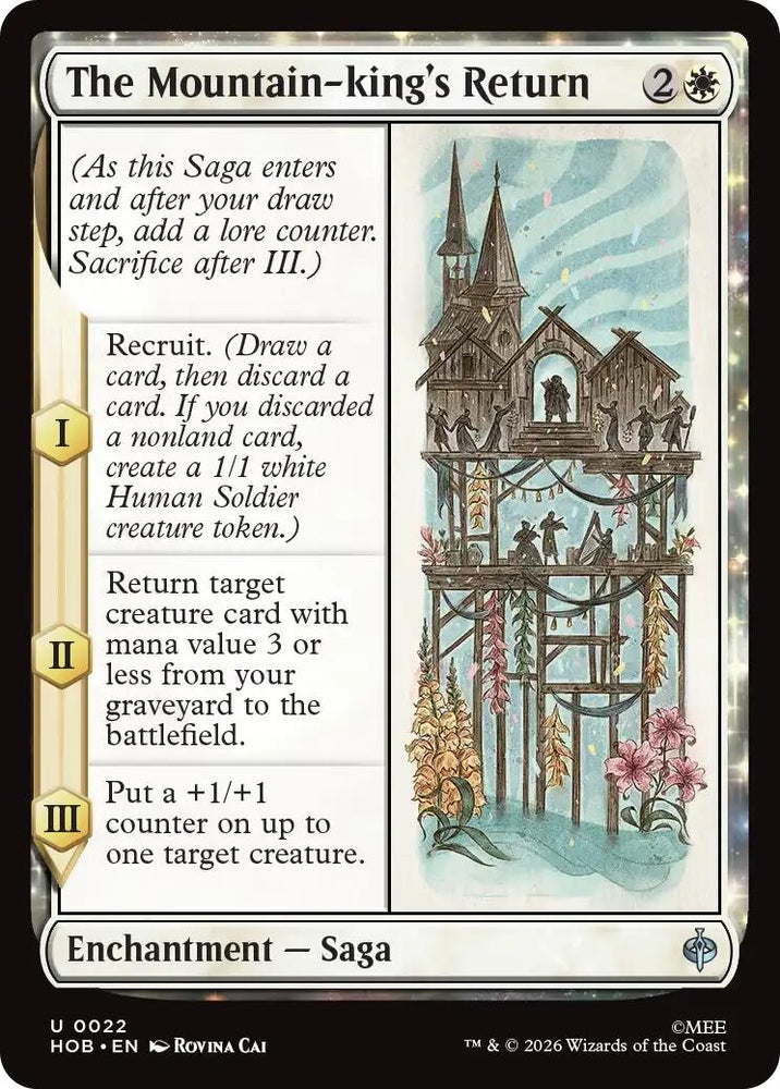 Image for The Mountain-king's Return (22) (The Hobbit) (HOB) - Magic: The Gathering
