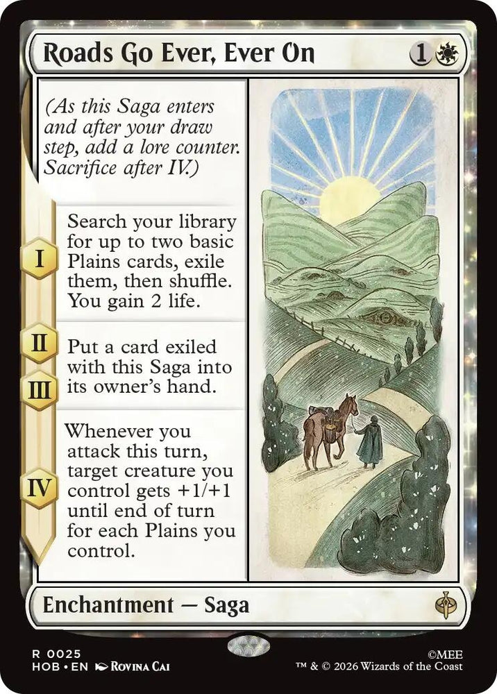 Image for Roads Go Ever, Ever On (25) (The Hobbit) (HOB) - Magic: The Gathering