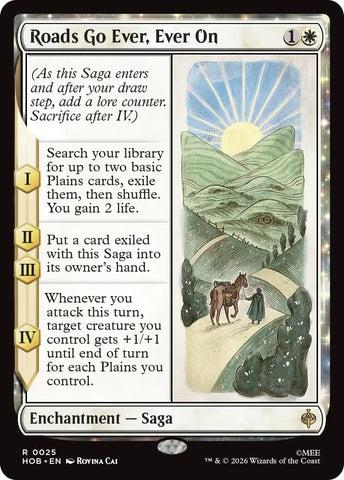 Image for Roads Go Ever, Ever On (25) (The Hobbit) (HOB) - Magic: The Gathering