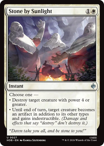 Image for Stone by Sunlight (27) (The Hobbit) (HOB) - Magic: The Gathering