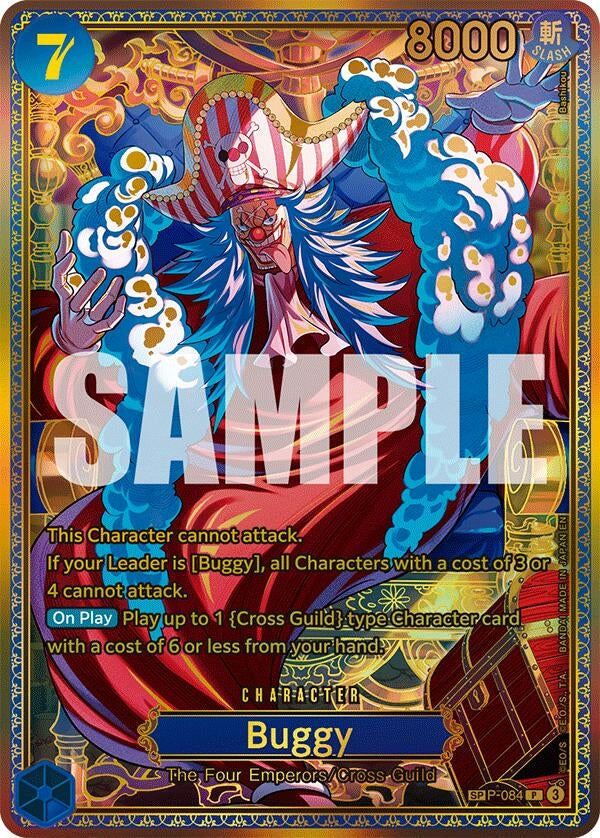Image for Buggy (P-084) (SP) (P-084) (The World's Strongest Warriors) (OP17) - One Piece Card Game