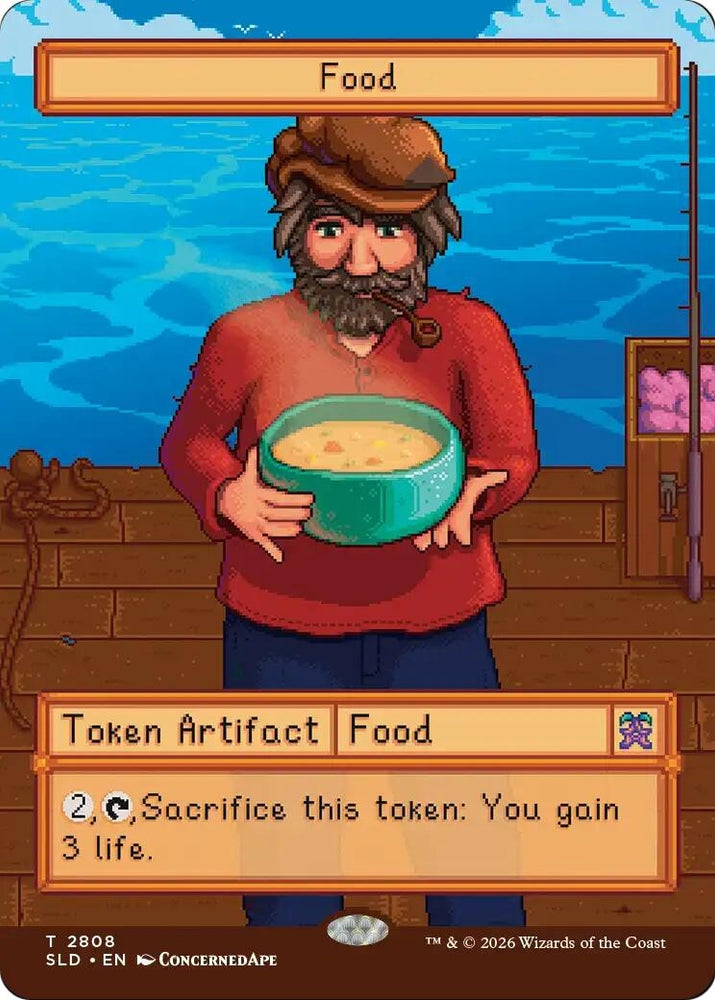 Image for Food Token (2808) (2808) (Secret Lair Drop Series) (SLD) - Magic: The Gathering