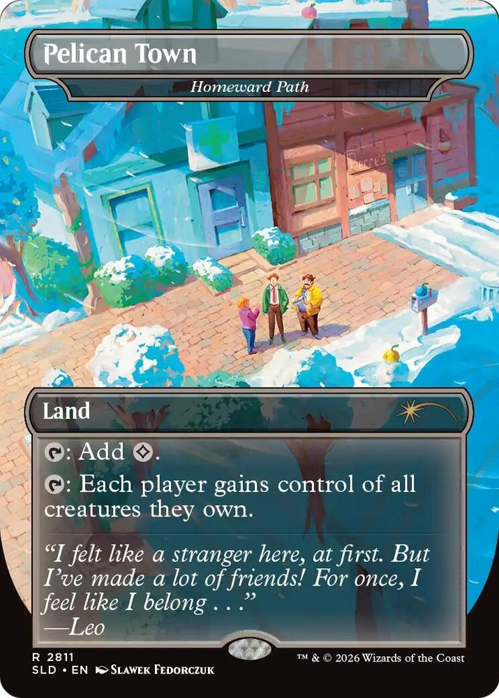 Image for Pelican Town - Homeward Path (2811) (Secret Lair Drop Series) (SLD) - Magic: The Gathering