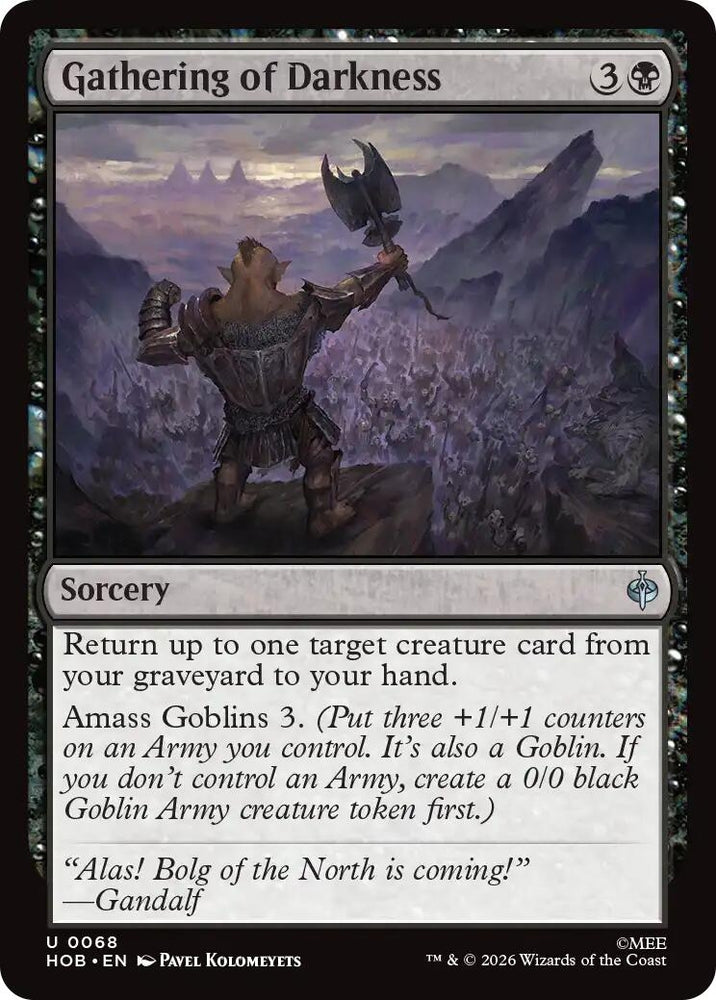 Image for Gathering of Darkness (68) (The Hobbit) (HOB) - Magic: The Gathering