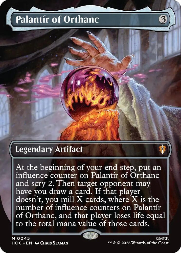 Image for Palantir of Orthanc (Borderless) (45) (The Hobbit: Eternal-Legal) (HOC) - Magic: The Gathering