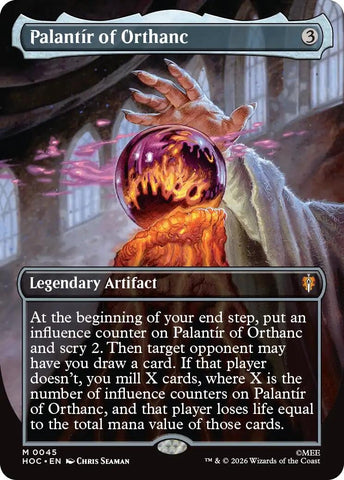 Image for Palantir of Orthanc (Borderless) (45) (The Hobbit: Eternal-Legal) (HOC) - Magic: The Gathering