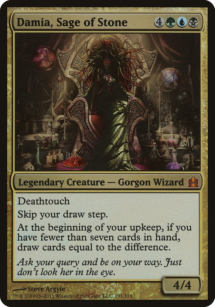 Image for Damia, Sage of Stone (Commander) (191) [Oversize Cards]