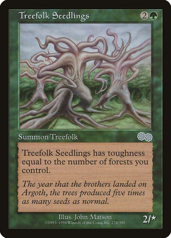 Image for Treefolk Seedlings (278) - Magic: The Gathering