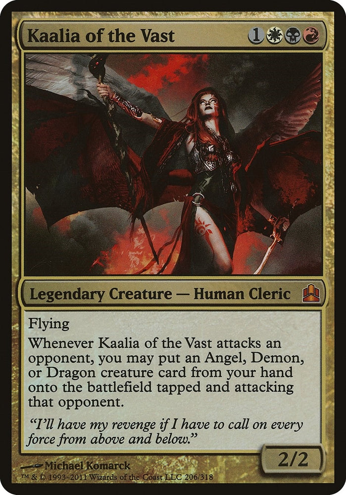 Image for Kaalia of the Vast (Commander) (206) [Oversize Cards]