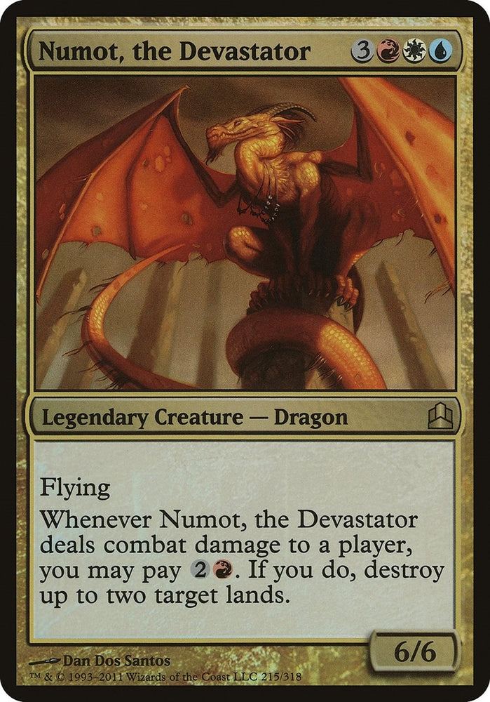 Image for Numot, the Devastator (Commander) [Oversize Cards]