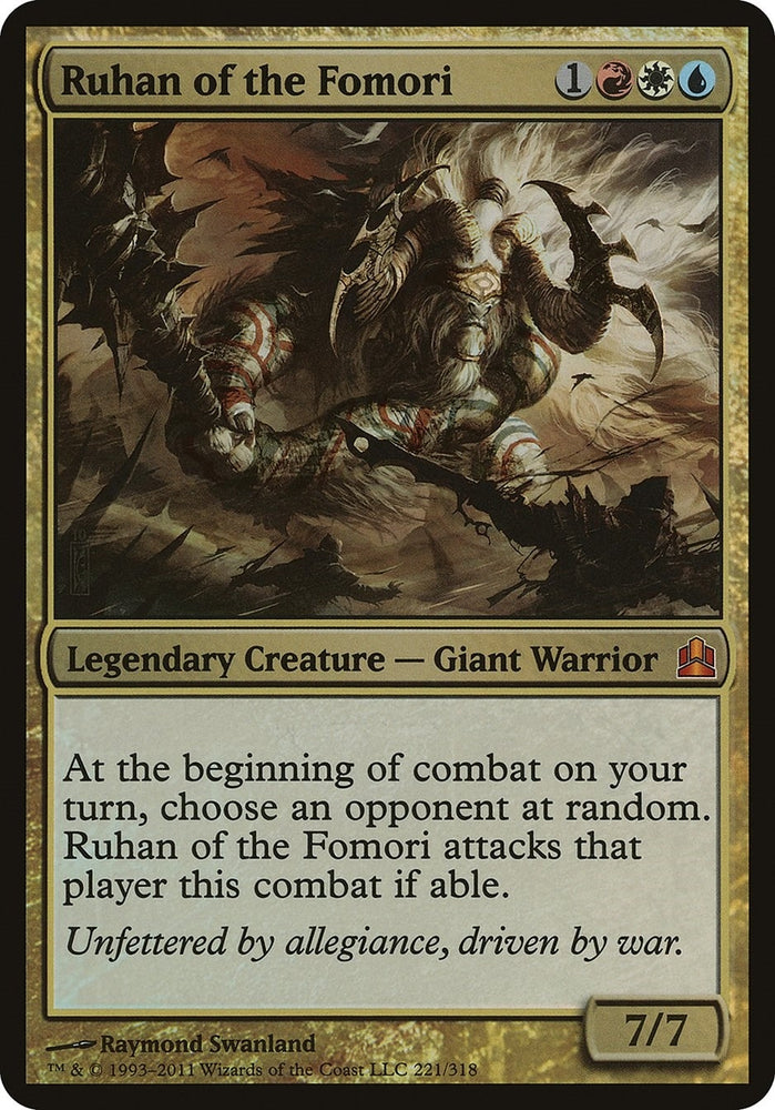 Image for Ruhan of the Fomori (Commander) [Oversize Cards]