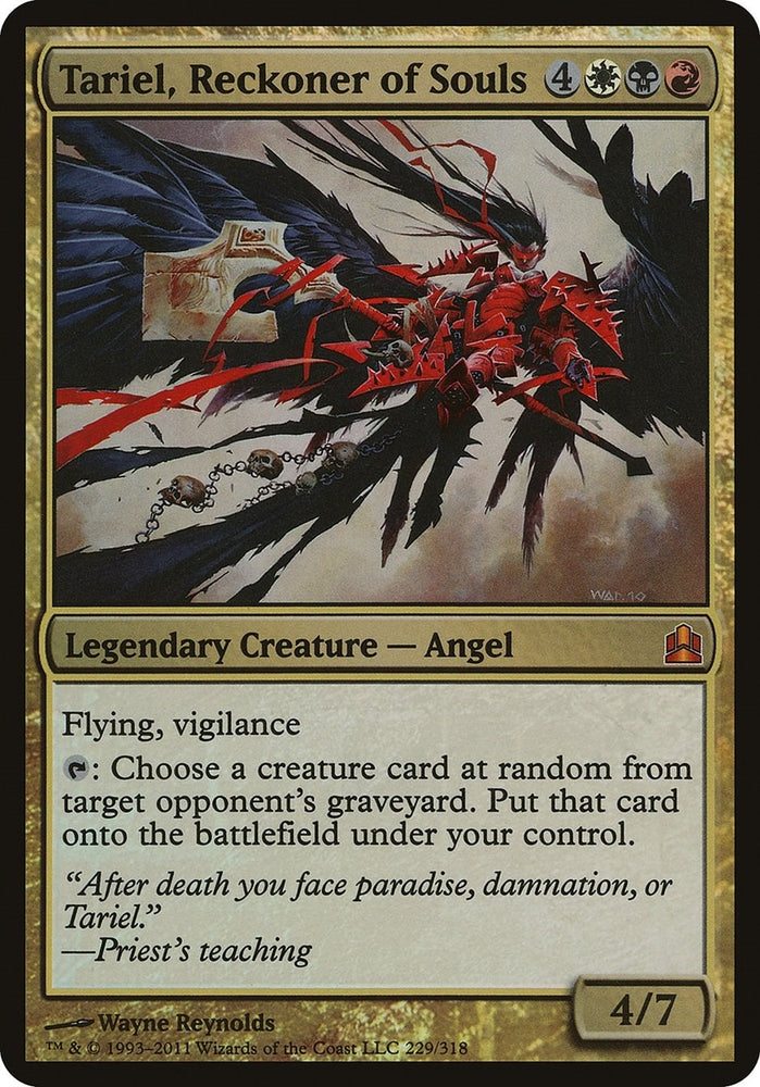 Image for Tariel, Reckoner of Souls (Commander) (229) [Oversize Cards]