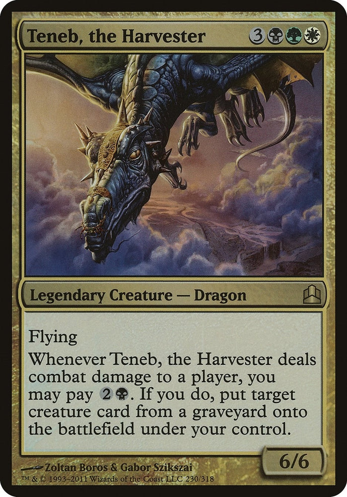 Image for Teneb, the Harvester (Commander) (230) [Oversize Cards]