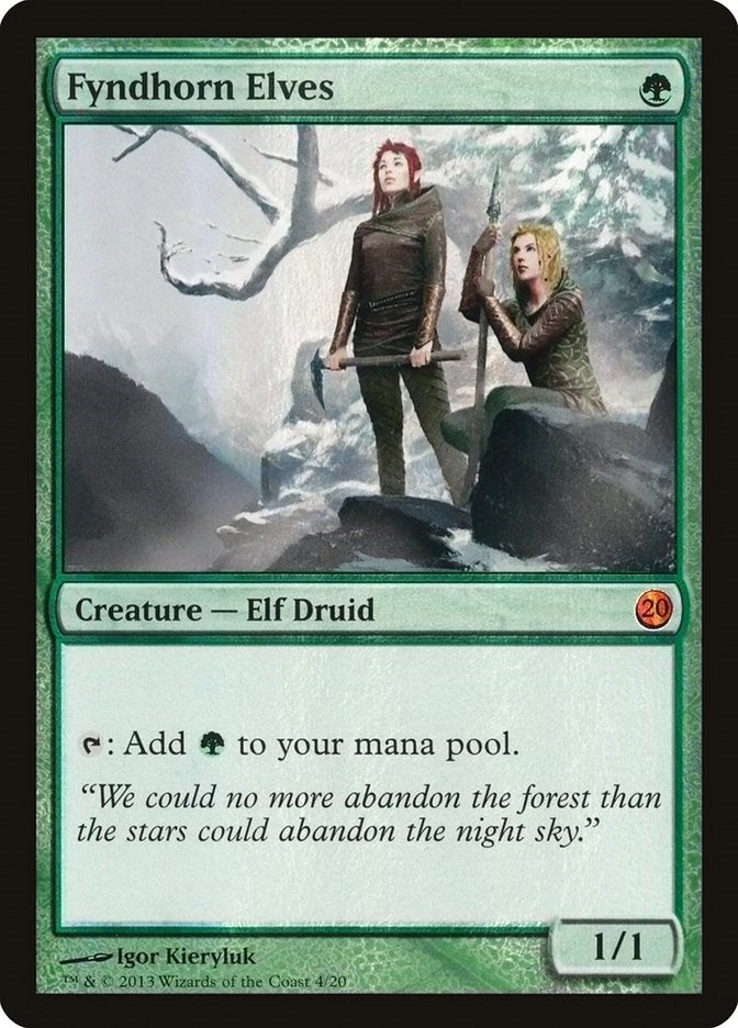 Image for Fyndhorn Elves (4) [From the Vault: Twenty]